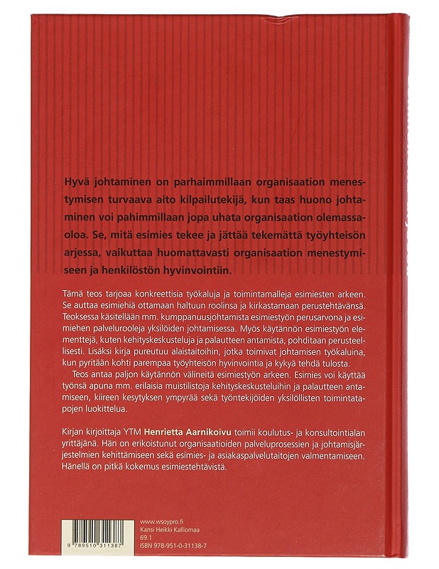 Esimiehenä arjessa - Henrietta Aarnikoivu - Tietokirjat ja oppaat - 10105434782 - 1