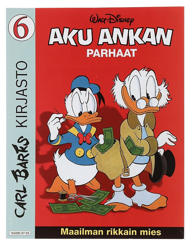 Maailman rikkain mies ja muita Aku Ankan parhaita - Barks, Carl - Sarjakuvat - 10105434777 - 0