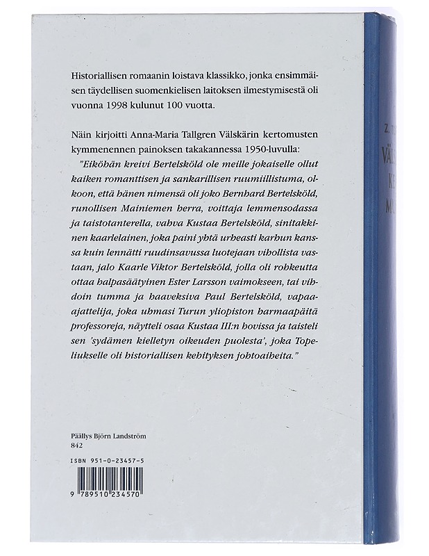 Välskärin kertomuksia : ensimmäinen osa - Topelius, Zacharias - Romaanit ja novellit - 10105434796 - 1
