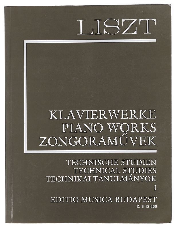 Technical Studies I : Piano Works - Liszt, Franz - Musiikki- ja elokuvakirjat - 10105434802 - 0