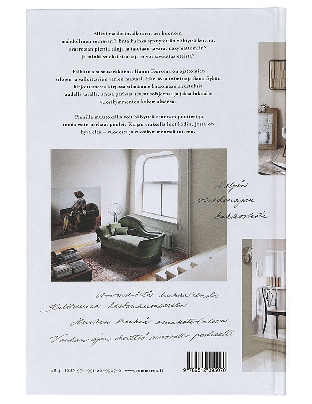 Avaimia ajattomiin suomalaisiin sisustuksiin - Sykkö, Sami, kirjoittaja - Tietokirjat ja oppaat - 10105434804 - 1