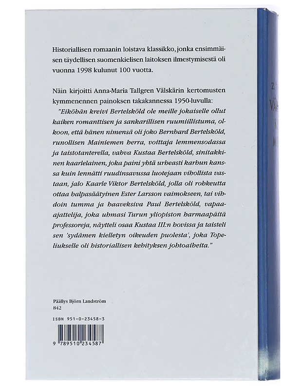 Välskärin kertomuksia : toinen osa - Topelius, Zacharias - Romaanit ja novellit - 10105434806 - 1