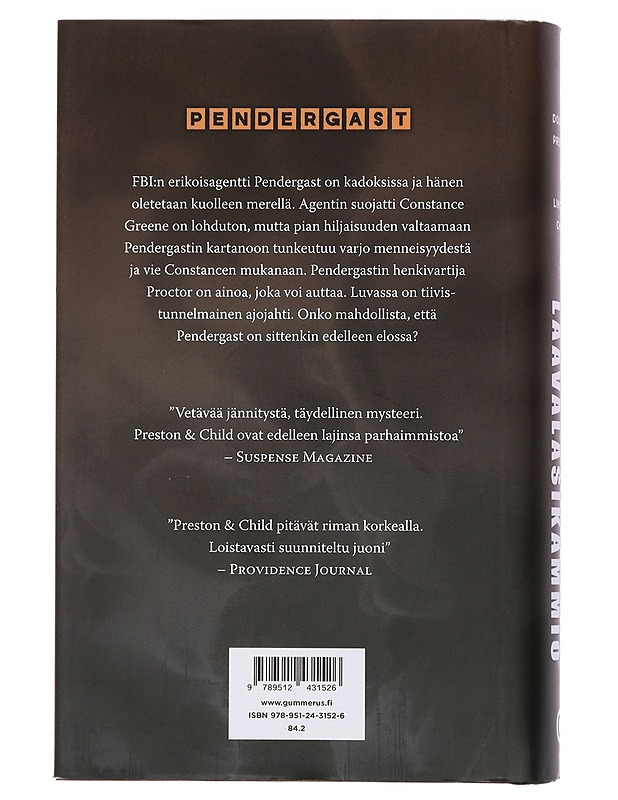 Laavalasikammio - Preston, Douglas - Jännitys ja dekkarit - 10105434821 - 1