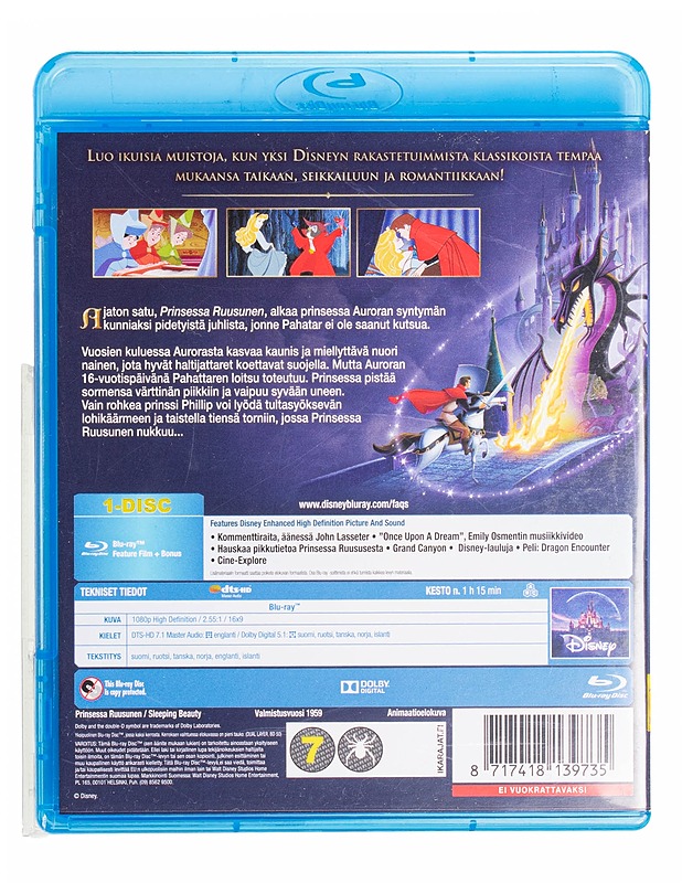 Prinsessa Ruusunen - Blu-Ray - Blu-ray-levyt - 10105434834 - 1