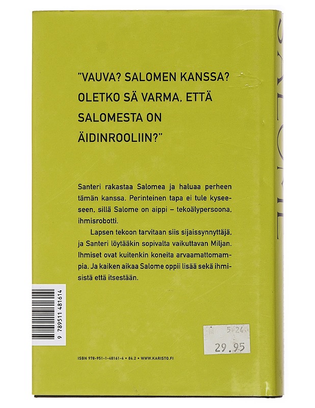 Salome - Anu Holopainen - Fantasia- ja scifi - 10105434837 - 1