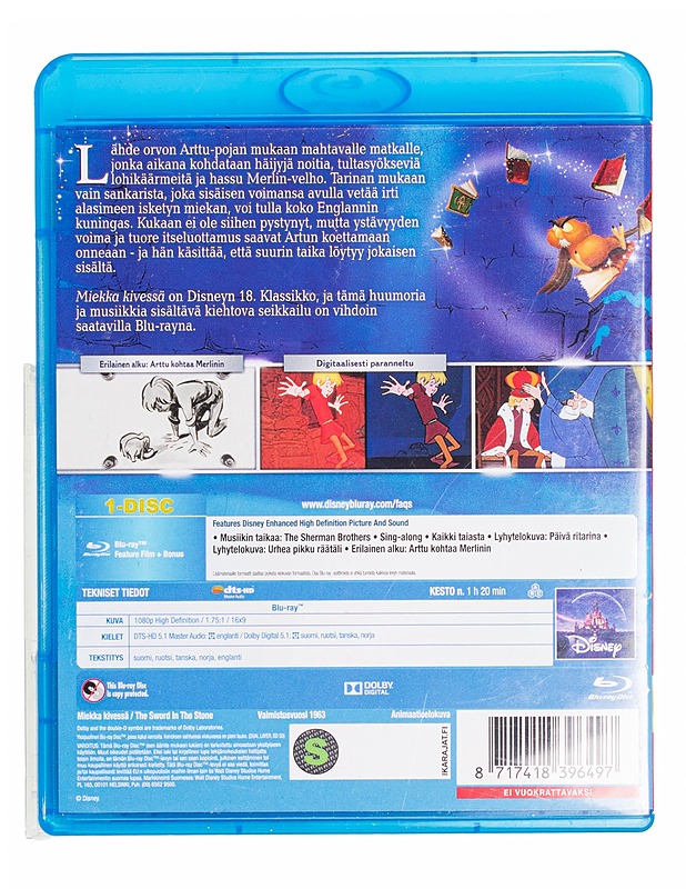 Miekka Kivessä - Blu-Ray - Blu-ray-levyt - 10105434870 - 1