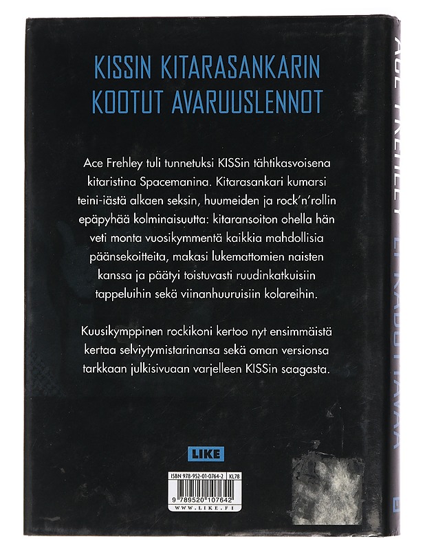 Ei kaduttavaa : rock'n'roll-muistelmat - Frehley, Ace - Elämäkerrat ja muistelmat - 10105434867 - 1