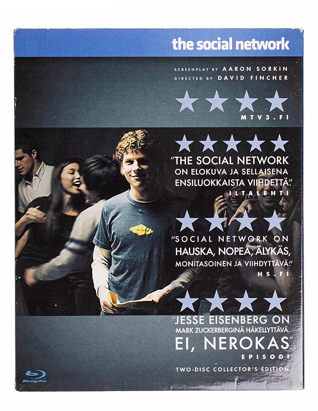The Social Network - Blu-Ray - Blu-ray-levyt - 10105434879 - 0
