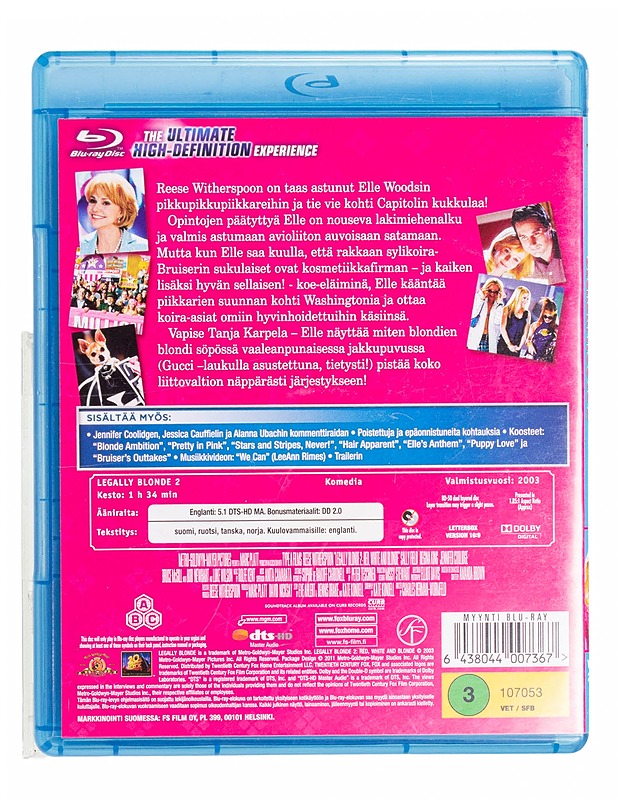 Blondin kosto 2 - Blu-ray - Blu-ray-levyt - 10105434884 - 1