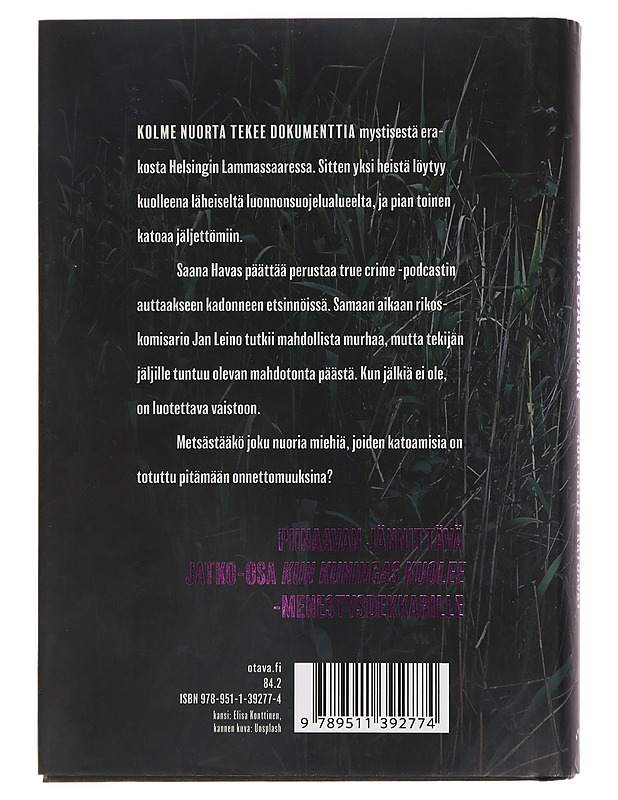 Kun jäljet katoavat - Elina Backman - Jännitys ja dekkarit - 10105434889 - 1