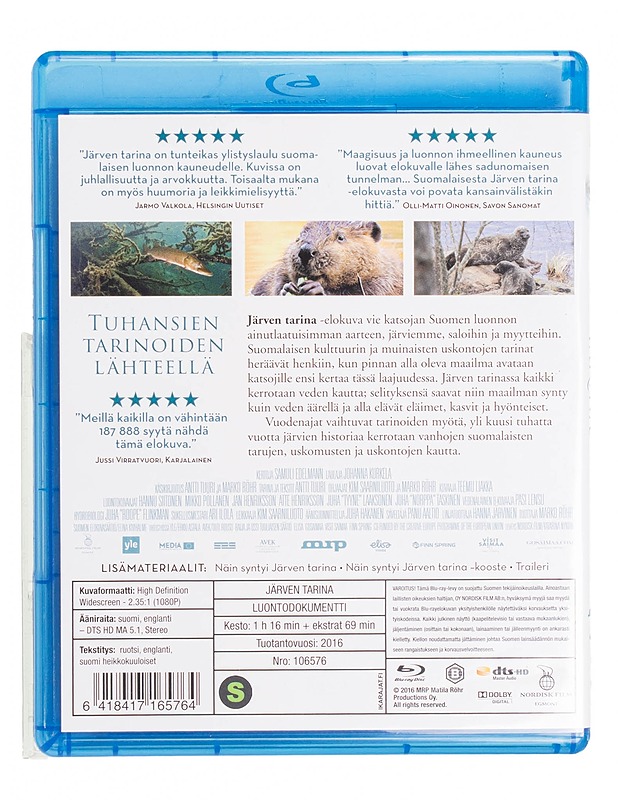 Järven Tarina - Blu-Ray - Blu-ray-levyt - 10105434897 - 1