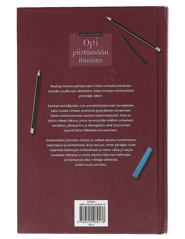 Opi piirtämään ihminen : täydellinen anatomian opas piirtäjälle - Carter, Daniel - Tietokirjat ja oppaat - 10105434898 - 1