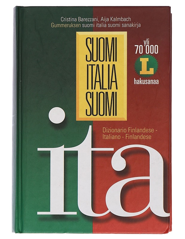 Cristina Barezzani : Suomi-italia-suomi = Dizionario finlandese-italiano-finlandese - Tietokirjat - 10105434964 - 0