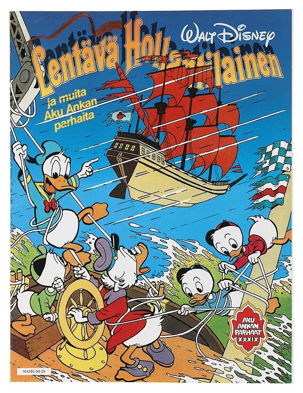 Lentävä Hollantilainen ja muita Aku Ankan parhaita - Lastenkirjat - 10105434977 - 0