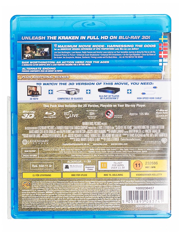 Clash Of Titans - Blu_Ray - Blu-ray-levyt - 10105435060 - 1