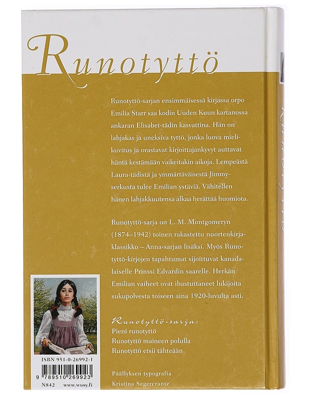 Pieni runotyttö - Montgomery, L. M. - Lastenkirjat - 10105435069 - 1