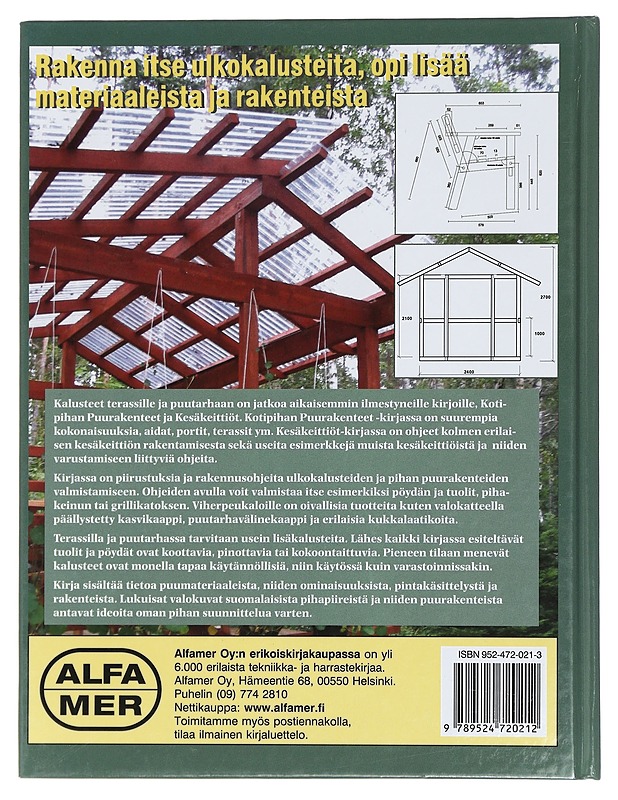 Kalusteet terassille ja puutarhaan - Himanen, Riku - Harrastekirjat - 10105435077 - 1