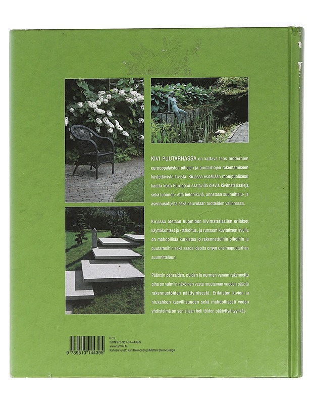 Kivi puutarhassa : materiaalit, suunnittelu, rakentaminen - Kari Heimonen - Harrastekirjat - 10105435085 - 1