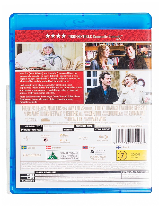 The Holiday - Blu-Ray - Blu-ray-levyt - 10105435102 - 1