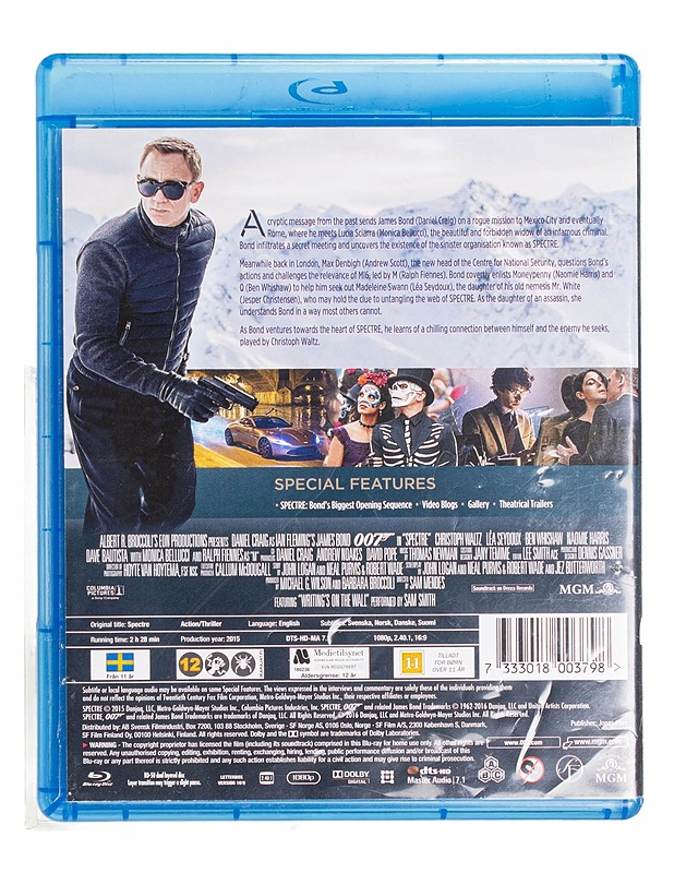 Spectre - Blu-Ray - DVD-elokuvat - 10105435107 - 1