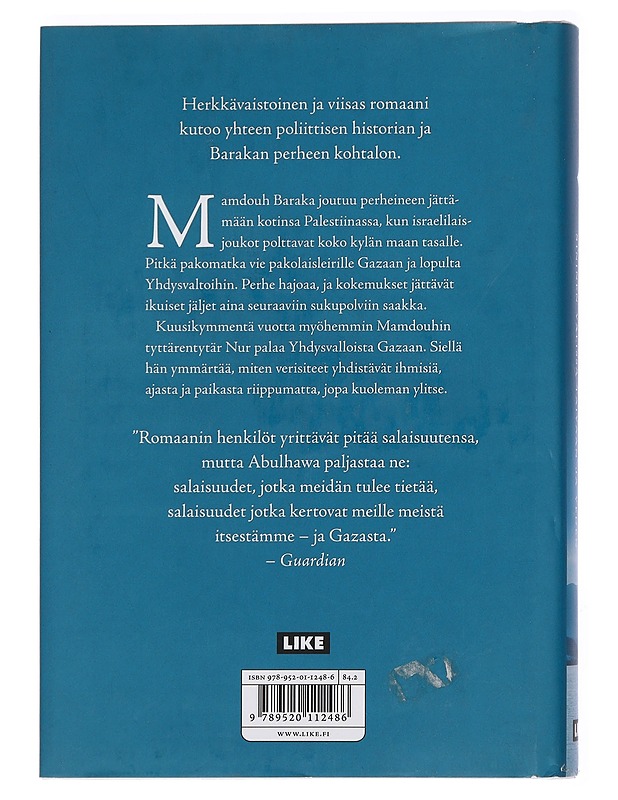 Sininen välissä taivaan ja veden - Abulhawa, Susan - Romaanit ja novellit - 10105435118 - 1