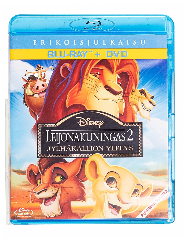 Leijonakuningas 2: Jylhäkallion Ylpeys - Blu-Ray + DVD - Blu-ray-levyt - 10105435129 - 0