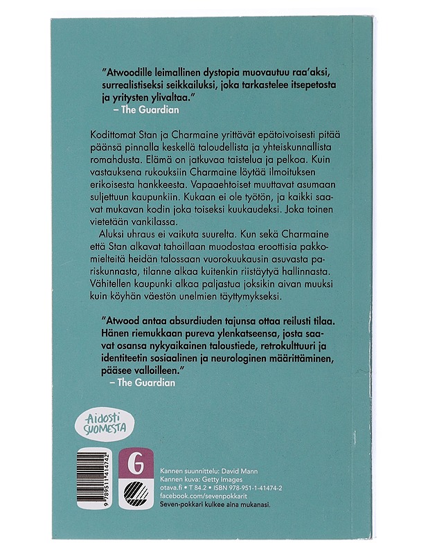 Viimeisenä pettää sydän - Atwood, Margaret - Romaanit ja novellit - 10105435132 - 1