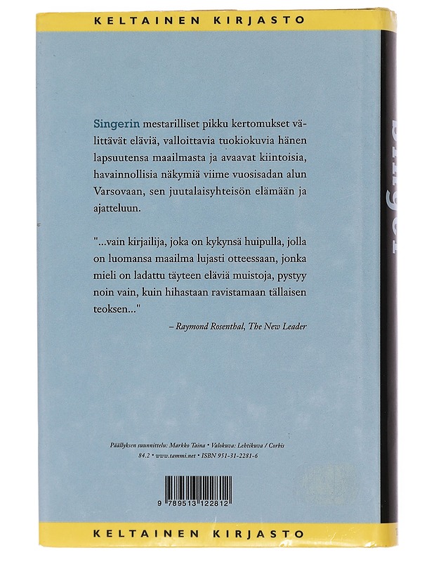 Isäni seurakuntaa - Singer, Isaac Bashevis - Romaanit ja novellit - 10105435150 - 1