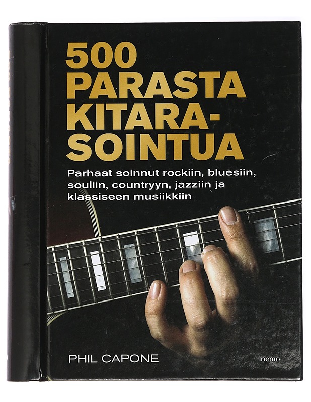 500 parasta kitarasointua : parhaat soinnut rockiin, bluesiin, souliin, countryyn, jazziin ja klassiseen musiikkiin - Capone, Phil - Tietokirjat ja oppaat - 10105435171 - 0