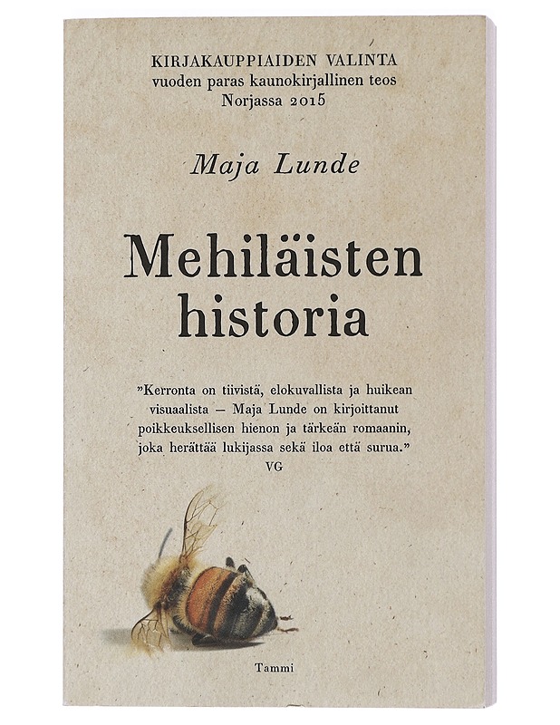 Mehiläisten historia - Lunde, Maja - Romaanit ja novellit - 10105435221 - 0