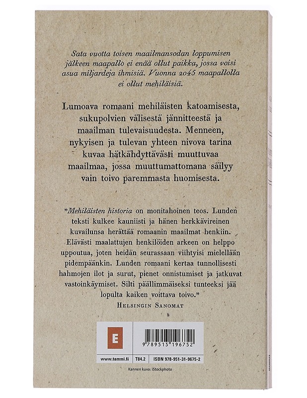 Mehiläisten historia - Lunde, Maja - Romaanit ja novellit - 10105435221 - 1
