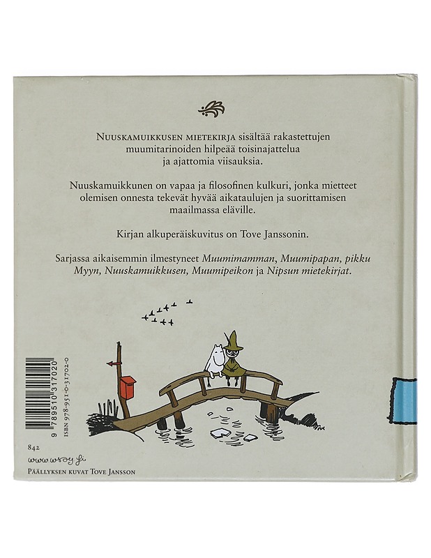 Nuuskamuikkusen mietekirja - Jansson, Tove - Kaunokirjallisuus - 10105435259 - 1