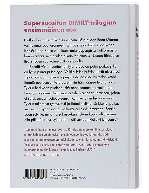 DIMILY - rakastan : did I mention I love you? - Maskame, Estelle - Nuorten kirjat - 10105435266 - 1