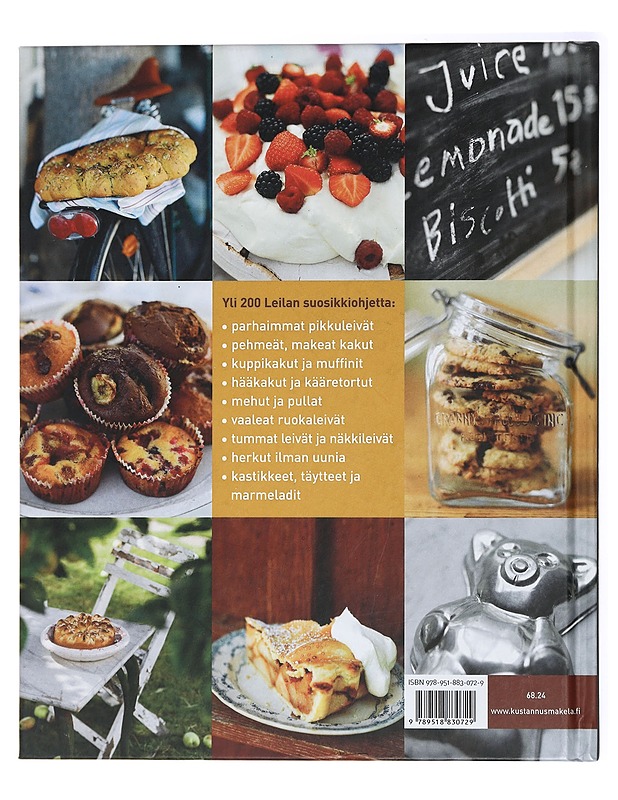 Pala kakkua - ja paljon muuta : yli 200 Leilan suosikkiohjetta - Lindholm, Leila - Ruokakirjat - 10105435285 - 1