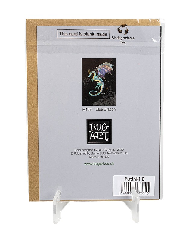 BUG ART Blue Dragon korttisetti - 1 kpl - Askartelu - 10105435296 - 1