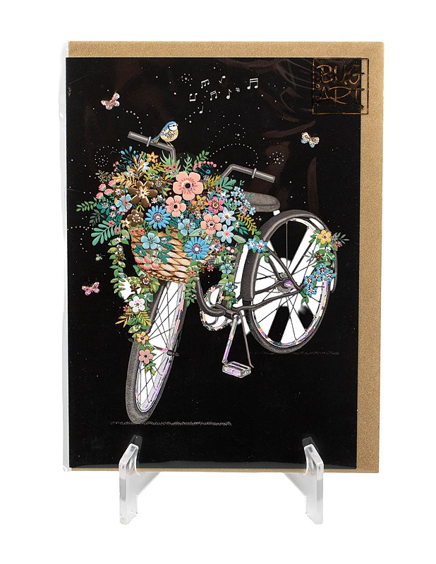 BUG ART Flower Bike korttisetti - Askartelu - 10105435302 - 0