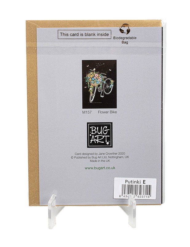 BUG ART Flower Bike korttisetti - Askartelu - 10105435302 - 1