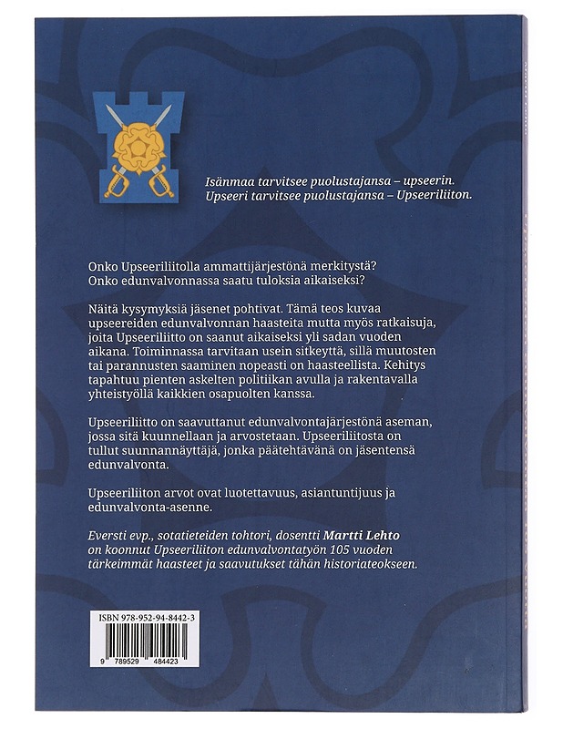 Upseereiden edunvalvontaa 105 vuotta - Lehto, Martti - Tietokirjat ja oppaat - 10105435348 - 1