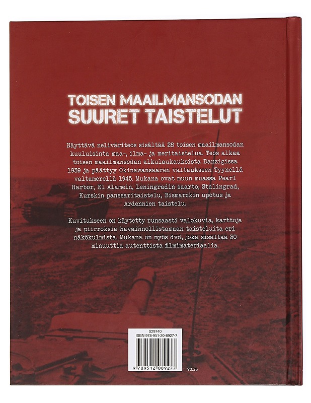 Toisen maailmansodan suuret taistelut - Mann, Chris - Historiakirjat - 10105435360 - 1