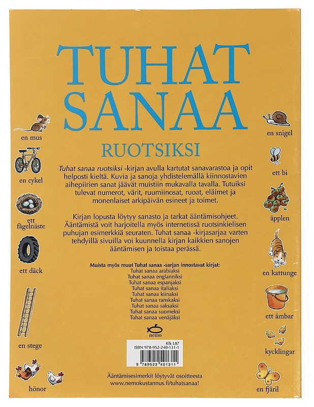 Tuhat sanaa ruotsiksi - Amery, Heather - Lastenkirjat - 10105435362 - 1