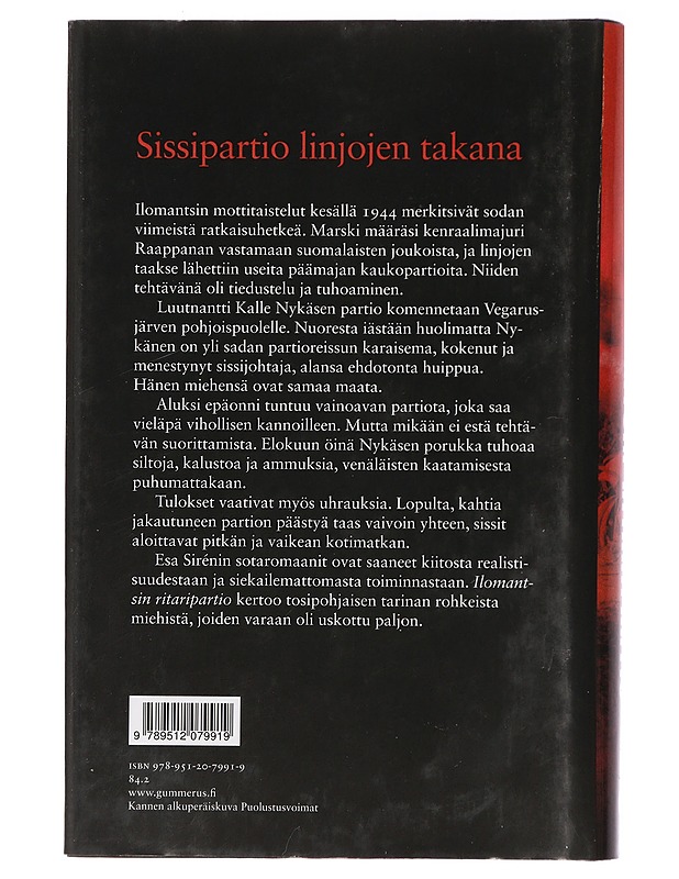 Ilomantsin ritaripartio - Esa Sirén - Romaanit ja novellit - 10105435382 - 1