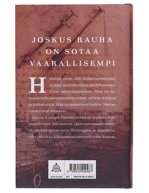 Vaaran vuodet : romaani - Joonas Konstig - Jännitys ja dekkarit - 10105435385 - 1