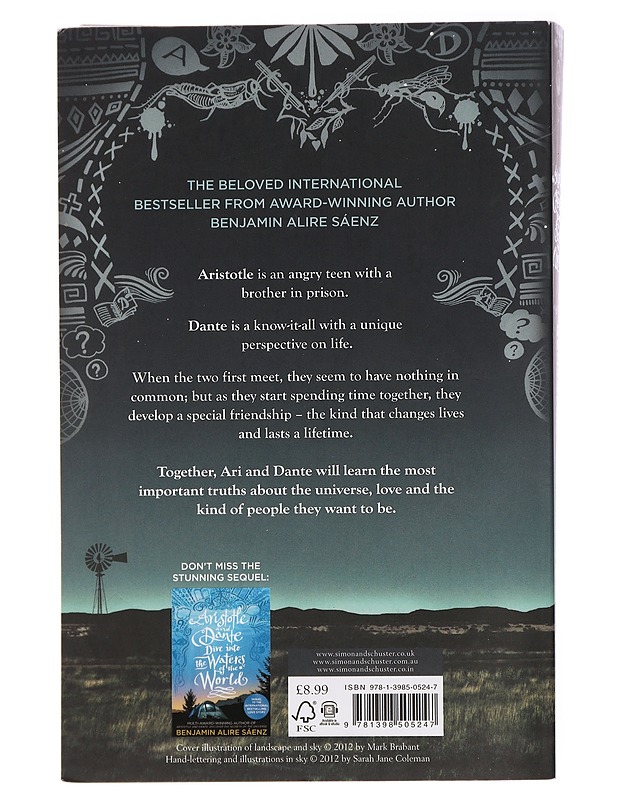 Aristotle and Dante discover the secrets of the universe - Benjamin Alire Sáenz - Nuorten kirjat - 10105435413 - 1