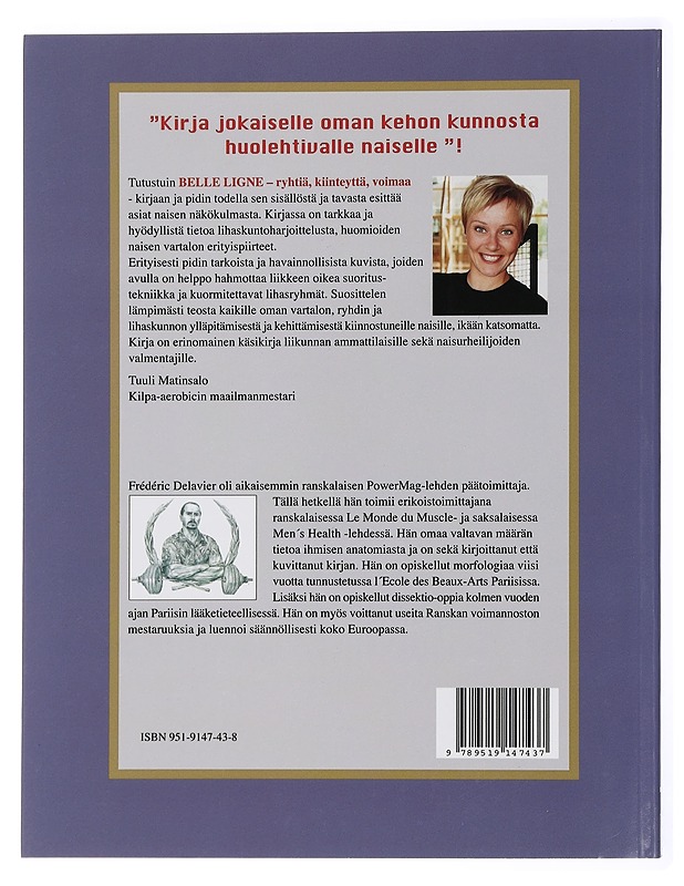 Belle Ligne - Frederic Delavier - Harrastekirjat - 10105435424 - 1