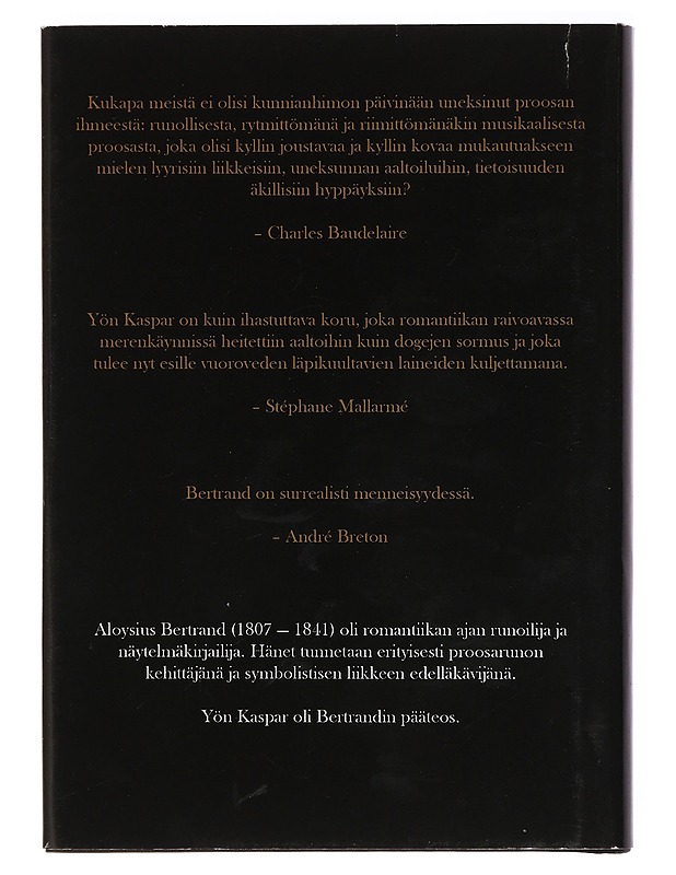 Yön Kaspar - Bertrand, Aloysius - Runot ja näytelmät - 10105435423 - 1