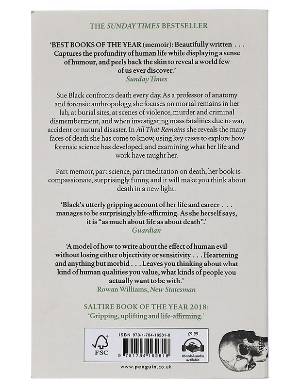 All That Remains - Black, Sue - Elämäkerrat ja muistelmat - 10105435436 - 1