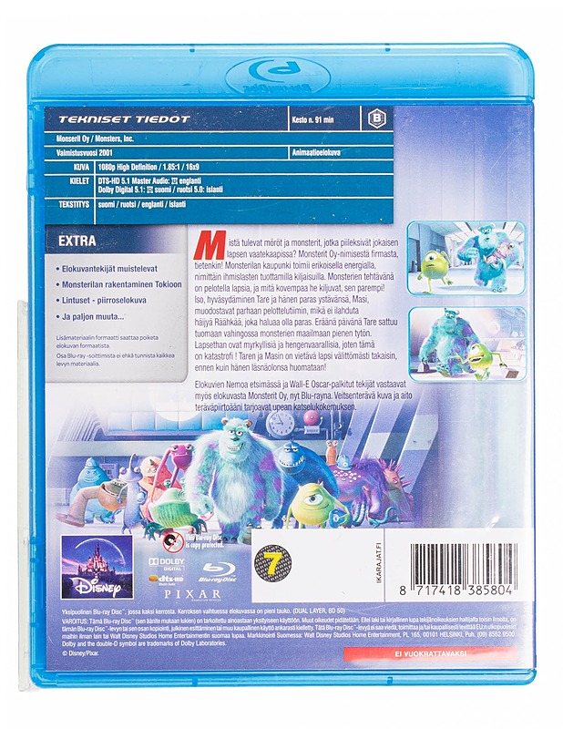 Monsterit Oy - Blu-ray - Blu-ray-levyt - 10105435468 - 1