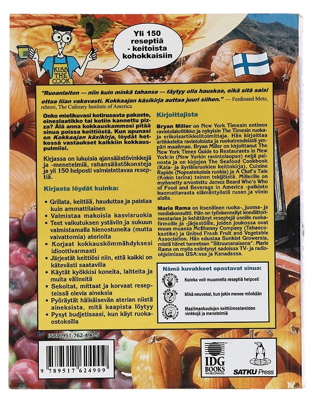 Kokkaus for dummies : kokkaajan käsikirja - Miller, Bryan - Ruokakirjat - 10105435470 - 1