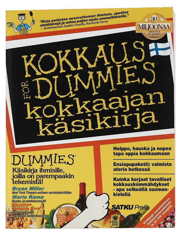 Kokkaus for dummies : kokkaajan käsikirja - Miller, Bryan - Ruokakirjat - 10105435470 - 0