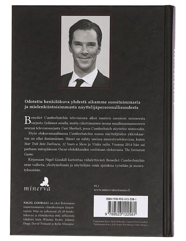 Benedict Cumberbatch : henkilökuva - Goodall, Nigel - Elämäkerrat ja muistelmat - 10105435478 - 1